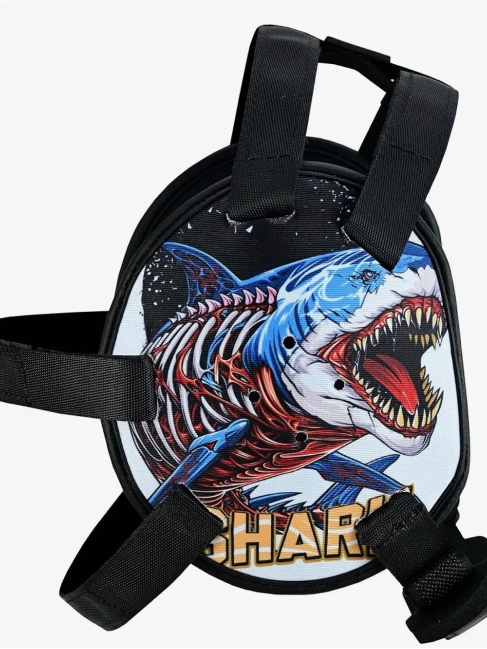 Roar Kids Blue Shark Print wrestling Headgear.   C3